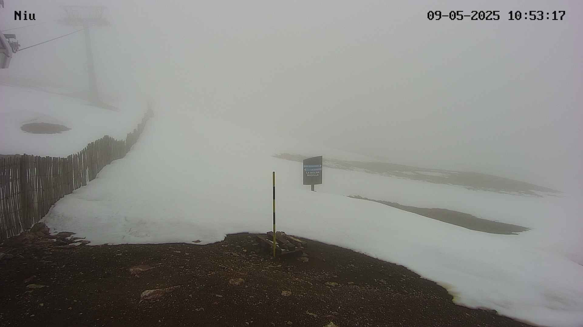 Webcam en Niu de l´Aliga - Refugi, La Molina (Pirineo Catalán)