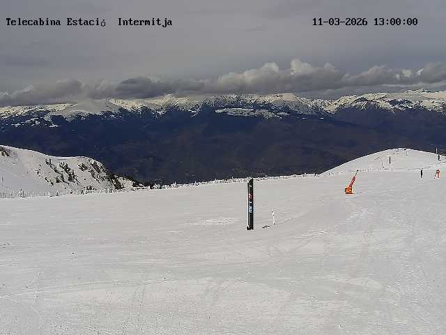 La Molina webcam - Top gondola