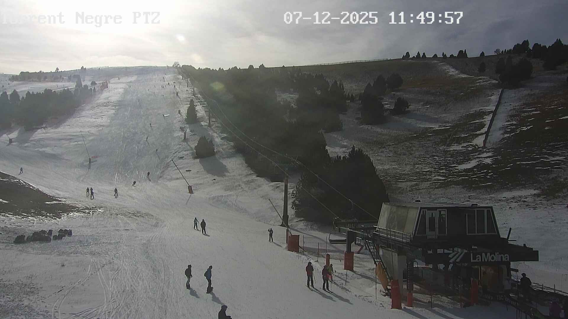 Webcam en Torrent Negre, La Molina (Pirineo Catalán)