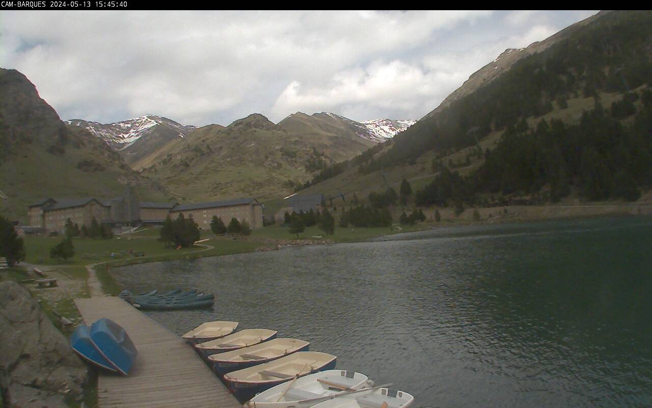 Webcam en Santuario - Lago, Vall de Nuria (Pirineo Catalán)